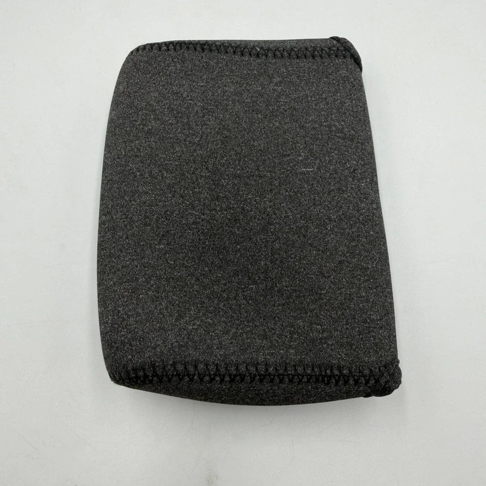 QUESTON Accessory Storage Bag Camera Pouch Case Gray Blue 5.75x4.25x1.60